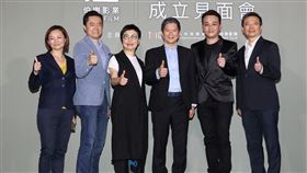 「伯樂影業」今天舉辦成立見面會。(圖/中央社)