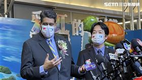 帛琉總統惠恕仁、副總統賴清德、外交部長吳釗燮、美國駐帛琉大使倪約翰（圖／記者林恩如攝影）