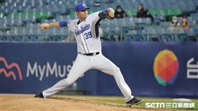 ▲富邦悍將先發投手羅力。（圖／記者劉彥池攝影）