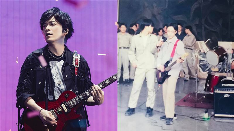 五月天怪獸在電吉他簽名　被偷他哭慘