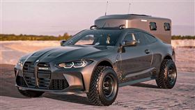 ▲BMW M4露營概念車。（圖／翻攝Brad Builds網站）