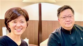 兩廳院與廣達開發OPENTIX平台兩廳院藝術總監劉怡汝（左）與廣達電腦技術長張嘉淵（右）合作，開發OPENTIX兩廳院文化生活售票平台，致力讓台灣的文化生活變得更加豐富多元。中央社記者趙靜瑜攝  110年3月30日