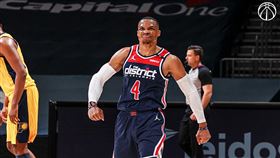 Russell Westbrook。（圖／翻攝自巫師官方推特）
