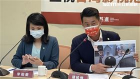 台灣基進立委陳柏惟、中央組織部主任李雨蓁（圖／記者林恩如攝影）