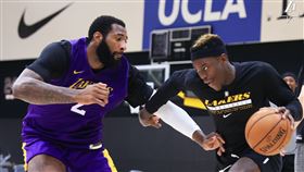 ▲卓蒙德（Andre Drummond）1日展開湖人處女秀。（圖／翻攝自湖人推特）