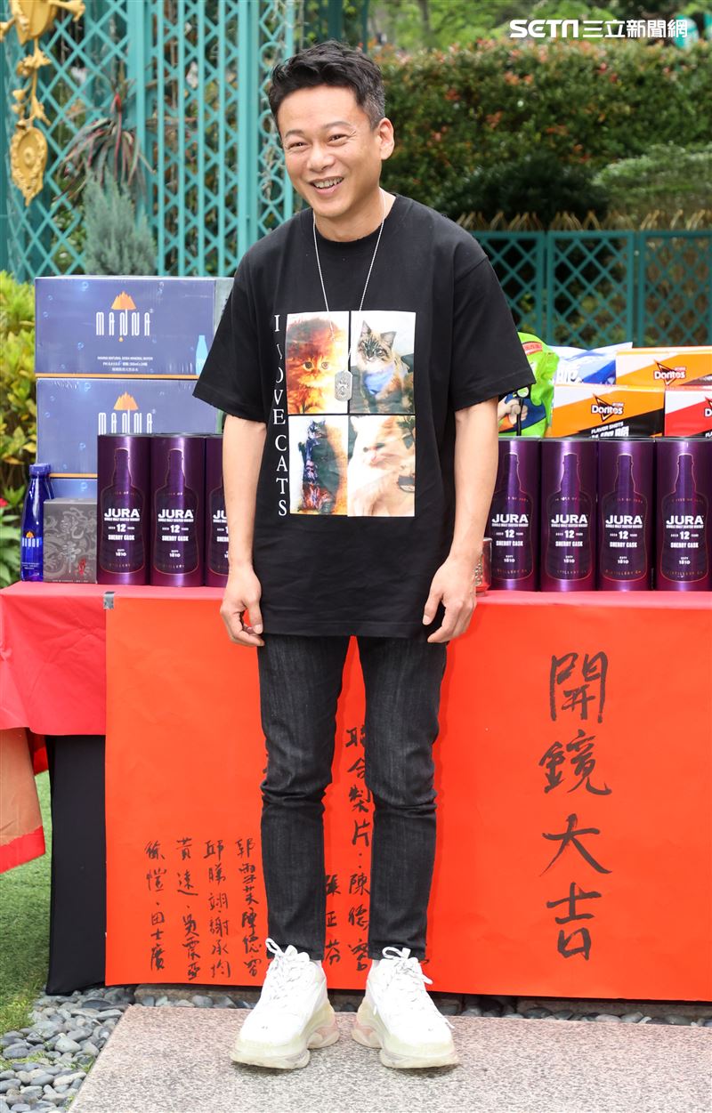 演員李康生出席「山中森林」開鏡儀式。（記者邱榮吉/攝影）