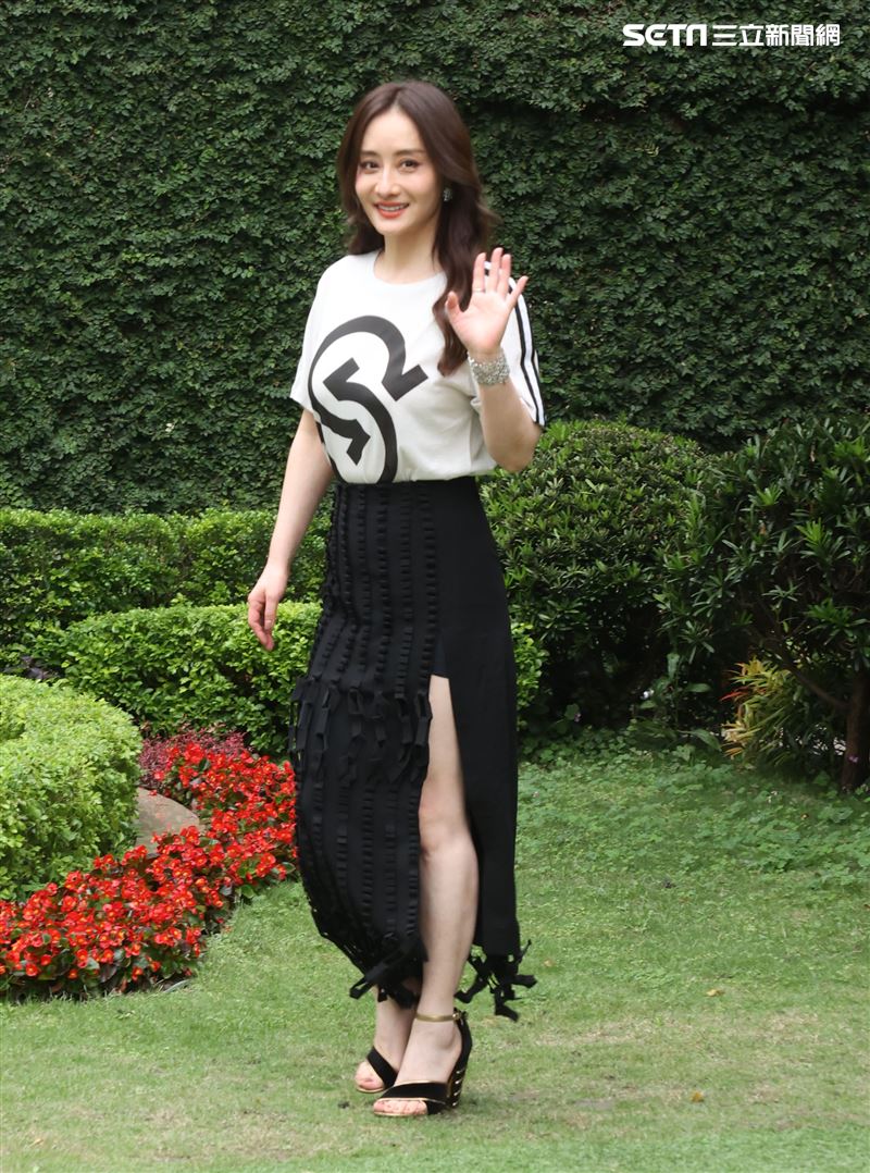 演員陳德容出席「山中森林」開鏡儀式。（記者邱榮吉/攝影）