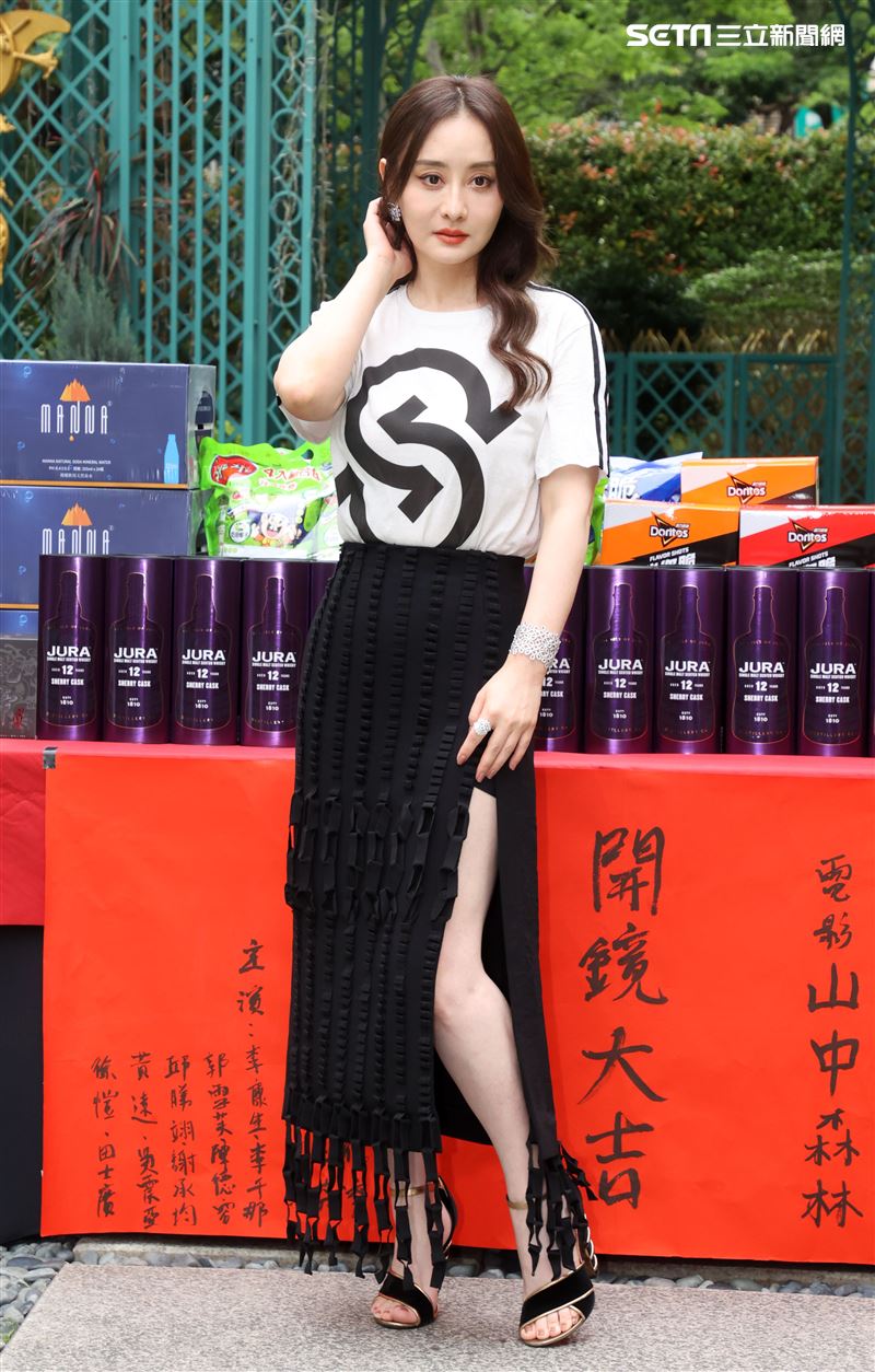 演員陳德容出席「山中森林」開鏡儀式。（記者邱榮吉/攝影）