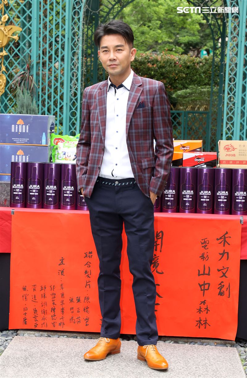 演員謝承均出席「山中森林」開鏡儀式。（記者邱榮吉/攝影）