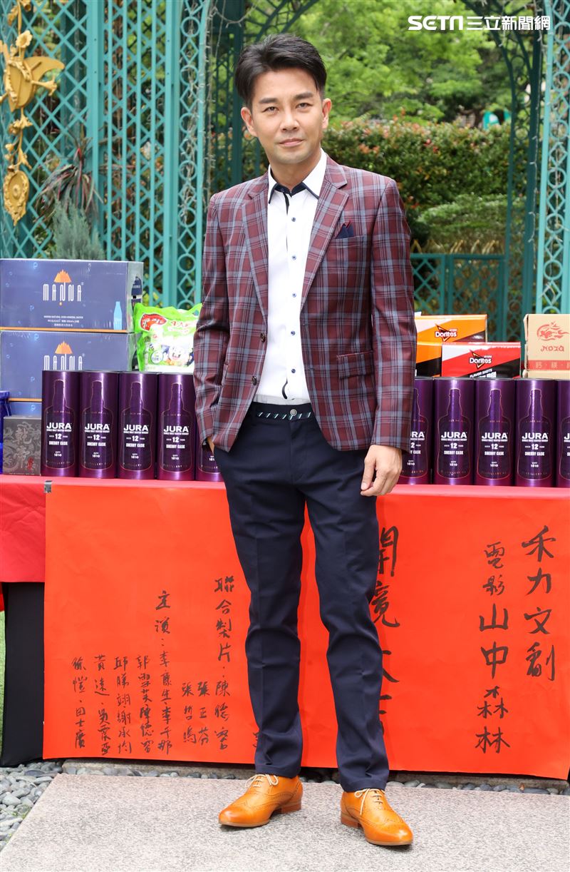 演員謝承均出席「山中森林」開鏡儀式。（記者邱榮吉/攝影）