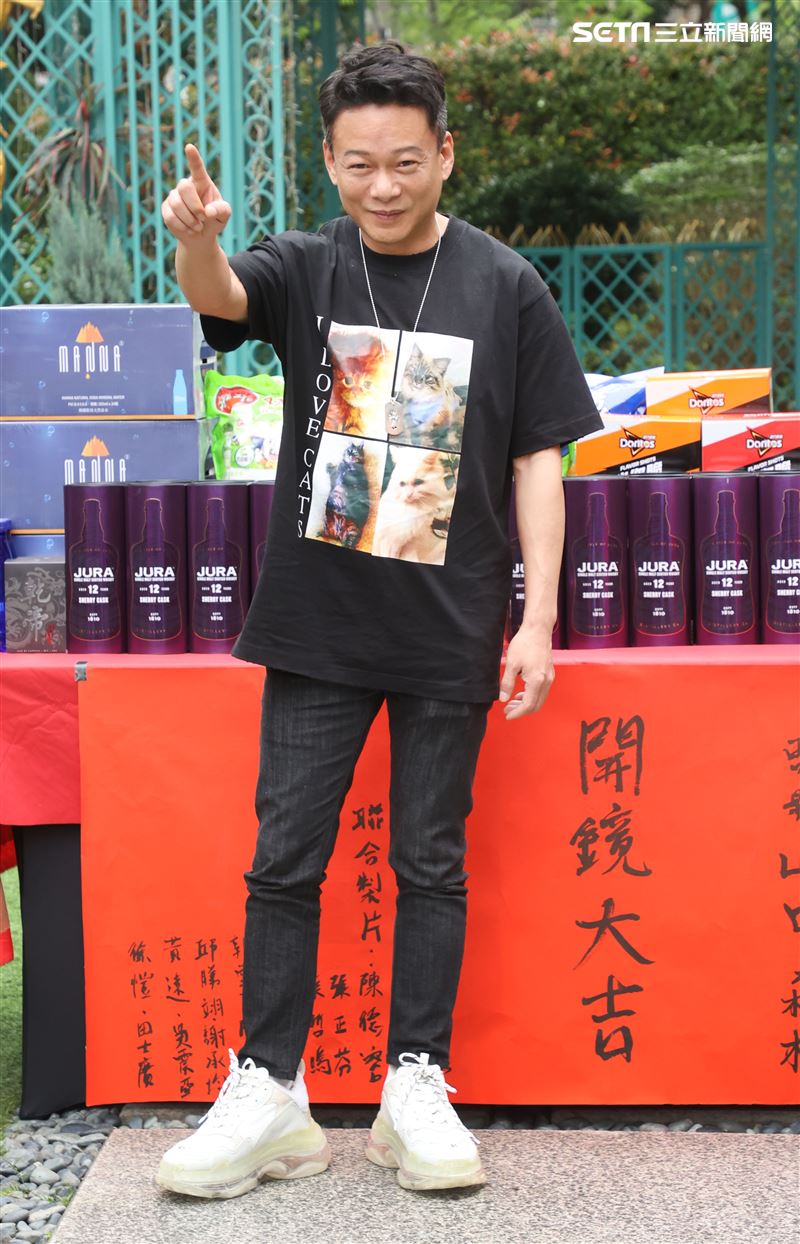 演員李康生出席「山中森林」開鏡儀式。（記者邱榮吉/攝影）