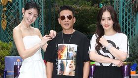 演員李千那、李康生、陳德容出席「山中森林」開鏡儀式。（記者邱榮吉/攝影）