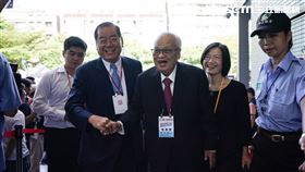 國民黨全代會，國民黨選舉監察委員會召集人許水德出席。 圖／記者林敬旻攝