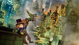 《煙囪小鎮的普佩》片中場景飄著濃濃台灣味。（圖／車庫娛樂提供）