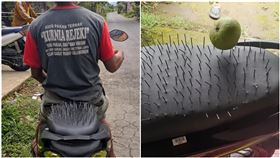  女友懷疑偷載妹！男椅墊改成「狼牙棒」　網笑噴：衰到自己（圖／Khoirul Anam授權提供）