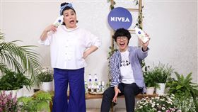 品牌大使盧廣仲和林美秀。（圖／妮維雅提供）
