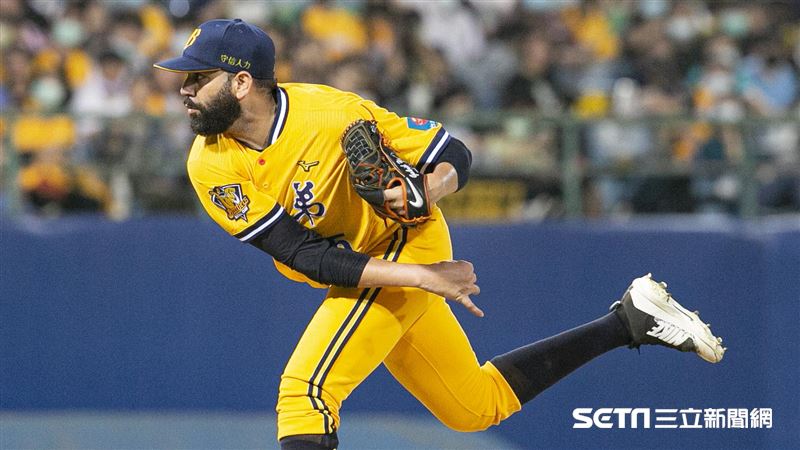 ▲中信兄弟投手加百利 G.Y。（圖／記者楊澍攝影）