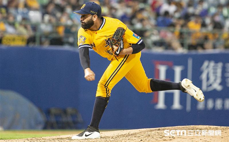 ▲中信兄弟投手加百利 G.Y。（圖／記者楊澍攝影）
