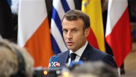 馬克宏肯定歐英達脫歐協議法國總統馬克宏17日出席歐盟峰會，表示歐盟與英國談判團隊達成新脫歐協議草案是好消息。中央社記者唐佩君布魯塞爾攝　108年10月17日