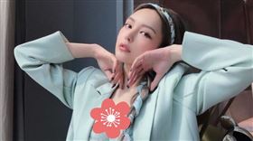 馬甲,周揚青,透視,性感。(圖/翻攝自周揚青IG)