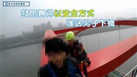 新北市,關渡橋,跳水,尋短,新北市消防局