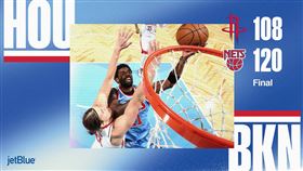 ▲厄文（Kyrie Irving）攻下全場最高31分，籃網東區登頂。（圖／翻攝自籃網推特）