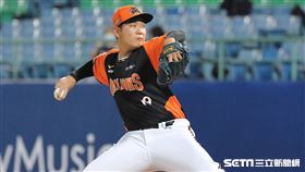 ▲統一獅先發投手古林睿煬。（圖／記者劉彥池攝影）