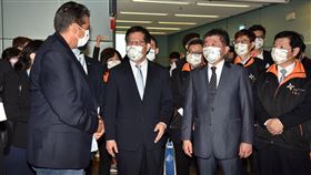 林佳龍向帛琉總統惠恕仁說明旅遊泡泡防疫措施。（圖／交通部提供）