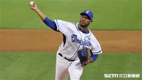 ▲富邦悍將先發投手傑斯。（圖／記者劉彥池攝影）