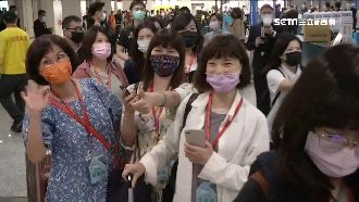 台帛首發團飛出國　上百旅客超興奮
