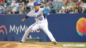 ▲富邦悍將投手曾峻岳。（圖／記者劉彥池攝影）