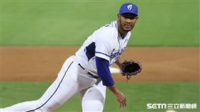 ▲富邦悍將先發投手傑斯。（圖／記者劉彥池攝影）
