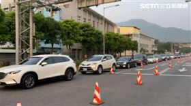 0402蘇花改清晨車潮湧，記者黃國瑞攝影