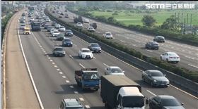 清明連假首日 返鄉車潮南下塞車 國一彰化埔鹽 國三快官