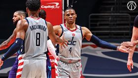 Russell Westbrook。（圖／翻攝自巫師官方推特）