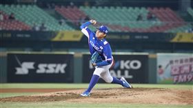 ▲韓國隊蘇珩準打亞錦賽。（圖／中華棒協提供）