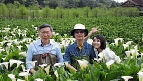 柯文哲,彭振聲,謝佑昀。東森提供