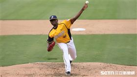 ▲中信兄弟先發投手德保拉。（圖／記者劉彥池攝影）