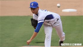 ▲富邦悍將先發投手陳仕朋。（圖／記者劉彥池攝影）