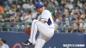 ▲富邦悍將投手林柏佑。（圖／記者劉彥池攝影）