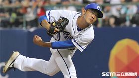 ▲富邦悍將投手林逸翔。（圖／記者劉彥池攝影）