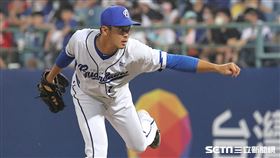 ▲富邦悍將投手林逸翔。（圖／記者劉彥池攝影）