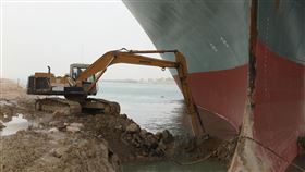 長榮海運 長賜號 Ever Given 蘇伊士運河
圖／翻攝自蘇伊士運管局
https://www.suezcanal.gov.eg/English/MediaCenter/News/Pages/Navigation_new25-03-2021.aspx