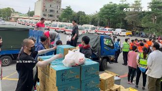 各界物資、捐款湧入　助太魯閣號救災