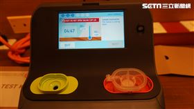 唾液快篩檢測儀,icare（圖／記者花芸曦攝影）