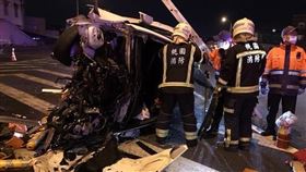 國道2號,大竹交流道,車禍,自撞,桃園