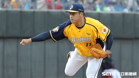 ▲中信兄弟先發投手廖乙忠。（圖／記者劉彥池攝影）