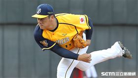 ▲中信兄弟先發投手廖乙忠。（圖／記者劉彥池攝影）