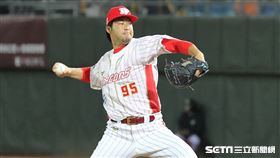 ▲味全龍終結者田澤純一。（圖／記者劉彥池攝影）