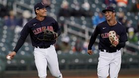 ▲張育成主場首戰先發，2打數沒有安打。（圖／美聯社／達志影像）